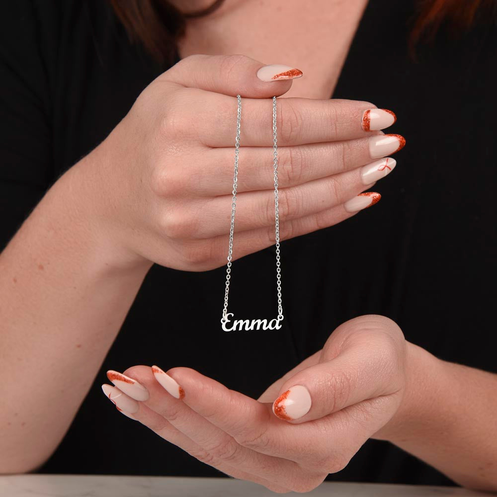 Will You Be My Godmother? - Stainless Steel Name Necklace, Personalized God Mother Gift