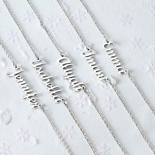 New Custom Monogram Name Necklaces – Perfect Gift for Any Occasion!