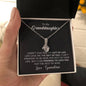 To My Grand Daughter - The Gift Of You (Love, Grandma) | Beautiful 14K White Gold Family Forever Pendant