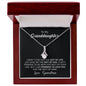 To My Grand Daughter - The Gift Of You (Love, Grandma) | Beautiful 14K White Gold Family Forever Pendant