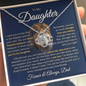 To My Daughter - This Old Lion Will Always Be With You 14k or 18K Gold