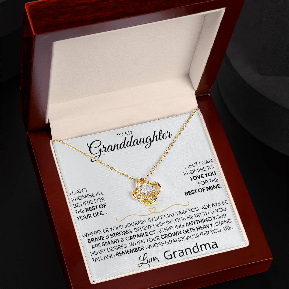 Personalized Granddaughter Necklace - 