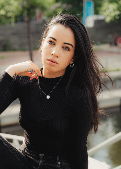 To My Grand Daughter - If I'm Ever Not Here | Artisan Crafted 14k Gold Eternal Knot Necklace