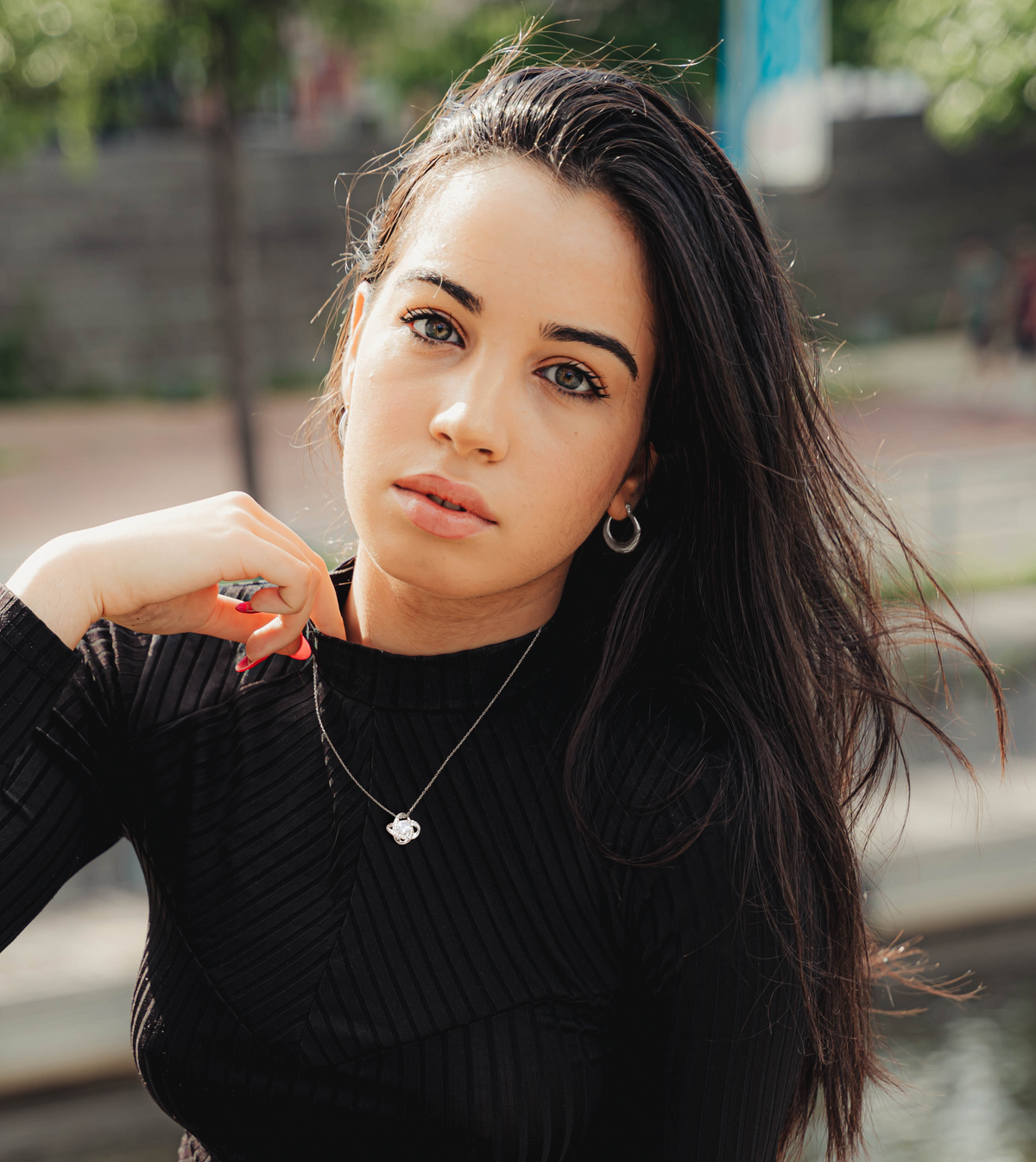 To My Grand Daughter - I Believe In You |  Artisan Crafted 14k Gold Family Knot Necklace