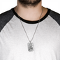 To My Son Dogtag Necklace (Love Mom) - Surgical Steel Dogtag Gift for Son