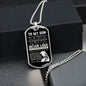 To My Son - Believe in Yourself, Steel Dogtag Necklace