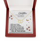 Daughter | I Will Be There | Authentic Diamonds and Solid 10K Gold Necklace | Free Mahogany Box