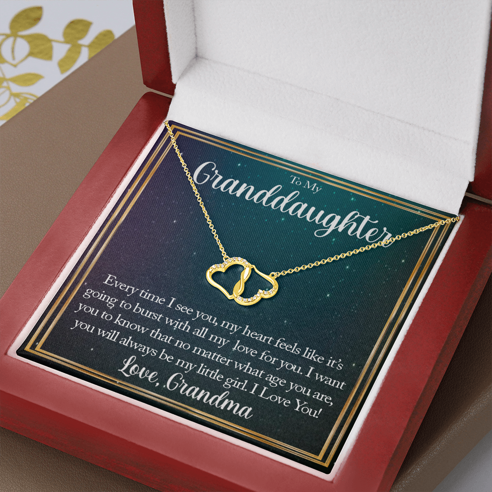 My Heart Is Full | Authentic Diamonds and Solid 10K Gold Necklace | Free Mahogany Box