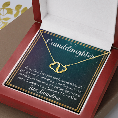 My Heart Is Full | Authentic Diamonds and Solid 10K Gold Necklace | Free Mahogany Box