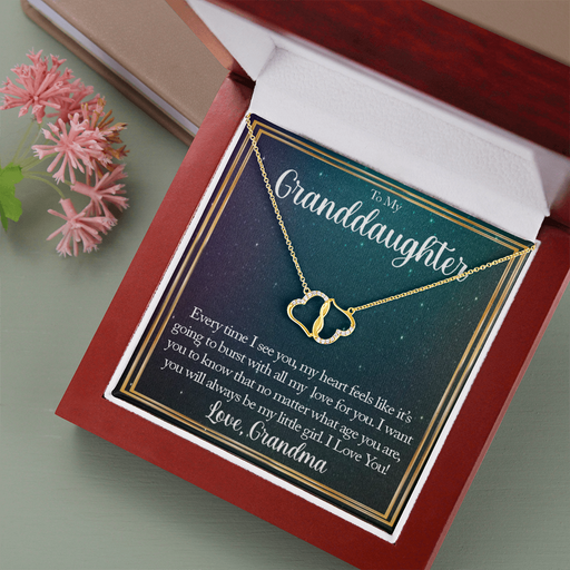 My Heart Is Full | Authentic Diamonds and Solid 10K Gold Necklace | Free Mahogany Box Default Title