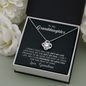 To My Granddaughter - The Gift of You | 14k White Gold Necklace with Message Card From Grandma | Personalized with Jewelry Box | Best Gifts for Granddaughters