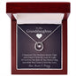To My Granddaughter (Love, Ammie & Pappy), Lucky Gold Horseshoe Necklace