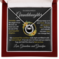 To Our Lovely Granddaughter (Grandma and Grandpa), Lucky Horseshoe Gold Necklace for Grand Daughters