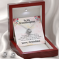 To My Granddaughter — Memories | 14k White Gold Necklace and Earring Set