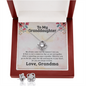 To My Granddaughter — Dreams | 14k White Gold Necklace and Earring Set