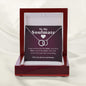 To My Soulmate Necklace - "Perfect Pair" Stainless Steel and White Gold, Poem Gift Box Included