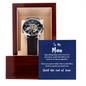To My Man - Until The End of Time | Luxury Men's Openwork Watch & Mahogany Box