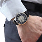 To My Husband - Love You More Today | Luxury Openface Men's Watch With Genuine Leather Band