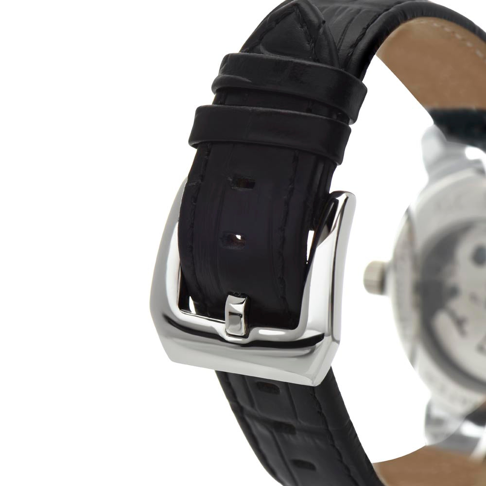 To My Husband - Time With You | Luxury Openface Men's Watch With Genuine Leather Band