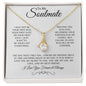 Soulmate Gift, Wife or Girlfriend, 14k White Gold Necklace