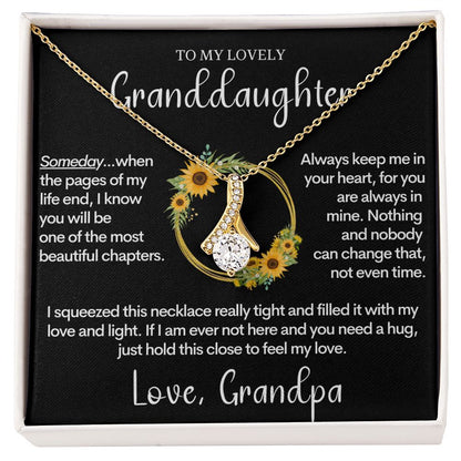 Granddaughter Gift from Grandfather | Birthday Present for Grand Daughter, Christmas Gifts, Personalized Graduation