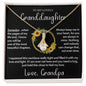 Granddaughter Gift from Grandfather | Birthday Present for Grand Daughter, Christmas Gifts, Personalized Graduation
