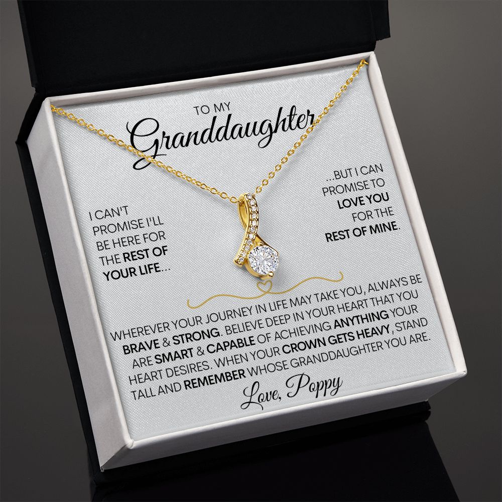 Granddaughter - (Love Poppy) Wherever Your Journey Leads You