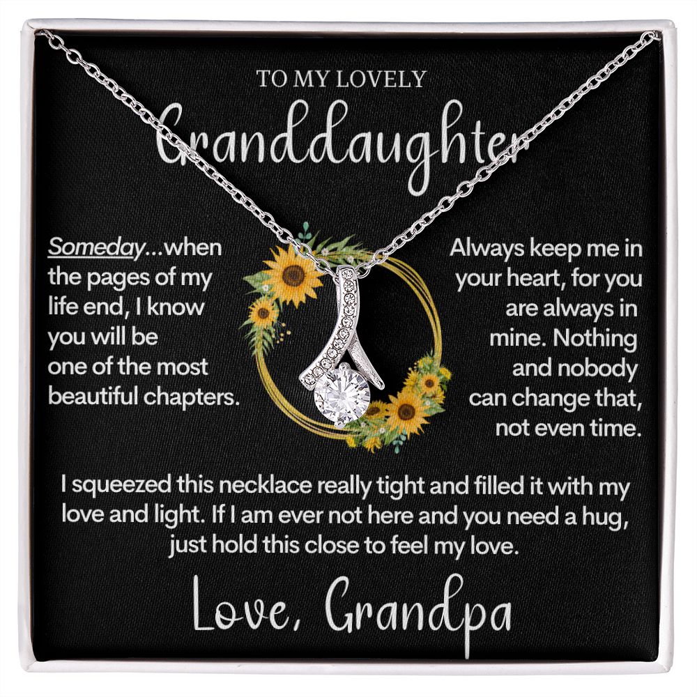 Granddaughter Gift from Grandfather | Birthday Present for Grand Daughter, Christmas Gifts, Personalized Graduation