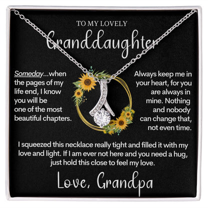 Granddaughter Gift from Grandfather | Birthday Present for Grand Daughter, Christmas Gifts, Personalized Graduation