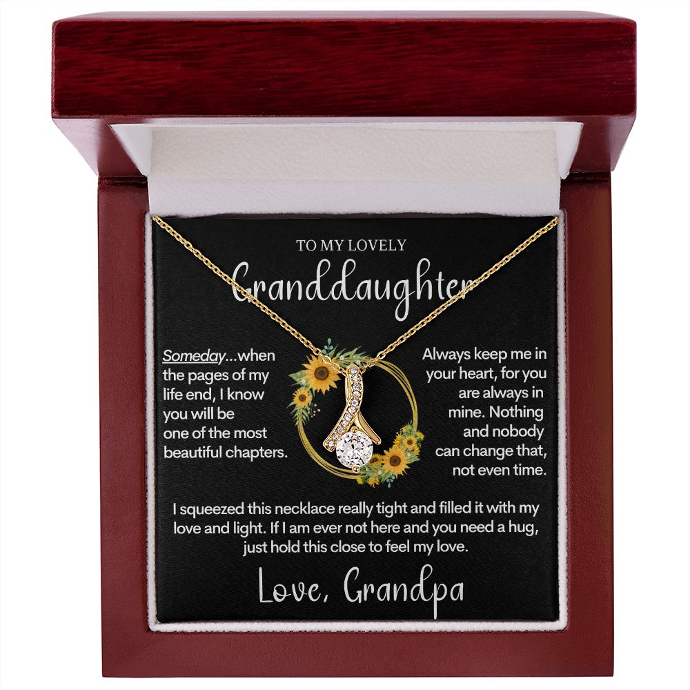 Granddaughter Gift from Grandfather | Birthday Present for Grand Daughter, Christmas Gifts, Personalized Graduation