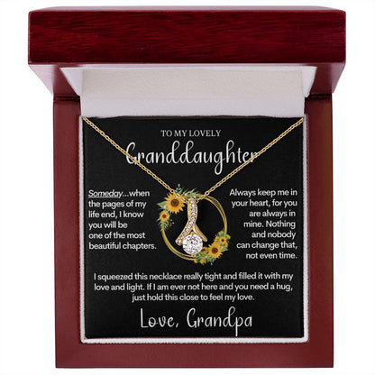 Granddaughter Gift from Grandfather | Birthday Present for Grand Daughter, Christmas Gifts, Personalized Graduation