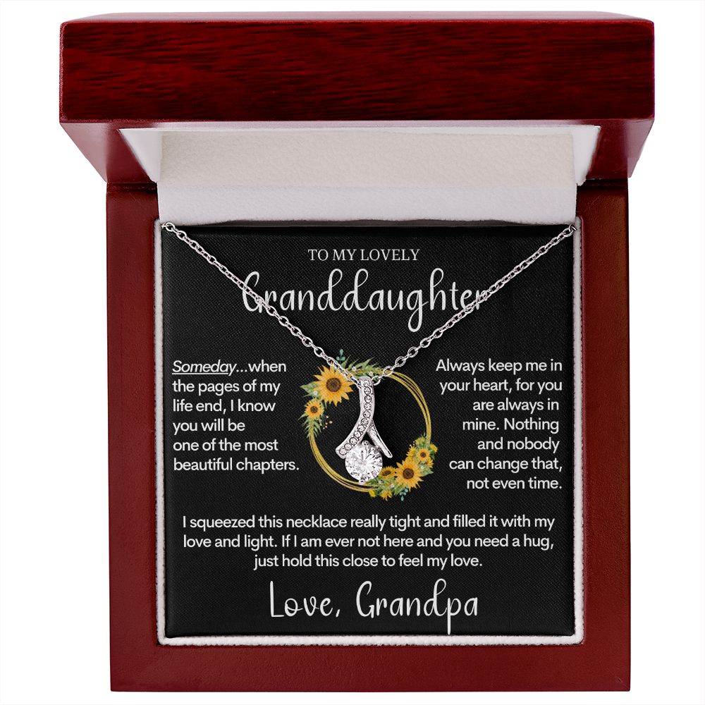 Granddaughter Gift from Grandfather | Birthday Present for Grand Daughter, Christmas Gifts, Personalized Graduation