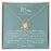 To My Beautiful Mom (On My Wedding Day) | 14k Gold Necklace for Mother 18K Yellow Gold Finish Standard Box