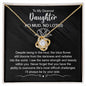 Dearest Daughter - No Mud, No Lotus | Gold Knot Necklace