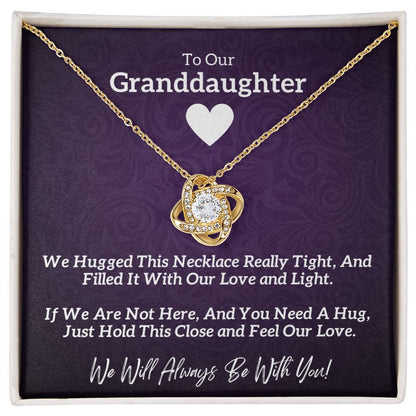 Our Granddaughter - Always With You ♥️ Beautiful 14k White Gold Necklace Gift Bundle