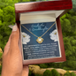 Grandmother and Granddaughter - Special Bond, Gold and Stainless Steel Necklace for Granddaughters