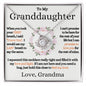 [Almost Sold Out] Granddaughter 14k Gold Necklace - Promise (Love, Grandma)