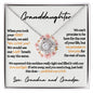 Our Granddaughter - We Love You | Beautiful 14k Gold Necklace for Grand Daughters