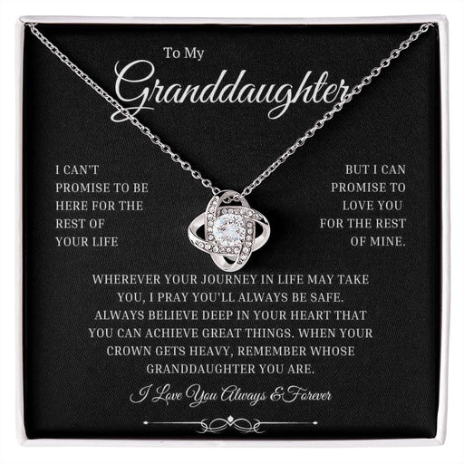 Granddaughter Gift Idea from Grandma and Grandpa, Graduation Present, Christmas Gift 14K White Gold Finish Standard Box