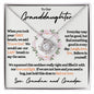 Our Granddaughter (Love Grandpa & Grandma) - Beautiful 14k Gold Necklace With Poem Card Box