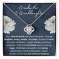 Grandmother and Granddaughter - Special Bond, Gold and Stainless Steel Necklace for Granddaughters