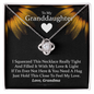 To My Granddaughter - Love and Light - Gold and Stainless Steel Knot Necklace