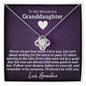 Wonderful Granddaughter Gift, From Grandma, Graduation or Birthday Present, 14k White Gold Necklace