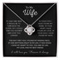 Wife Luxury White Gold Necklace Gift, If I Had One Wish, Valentine's Day, Anniversary Gift