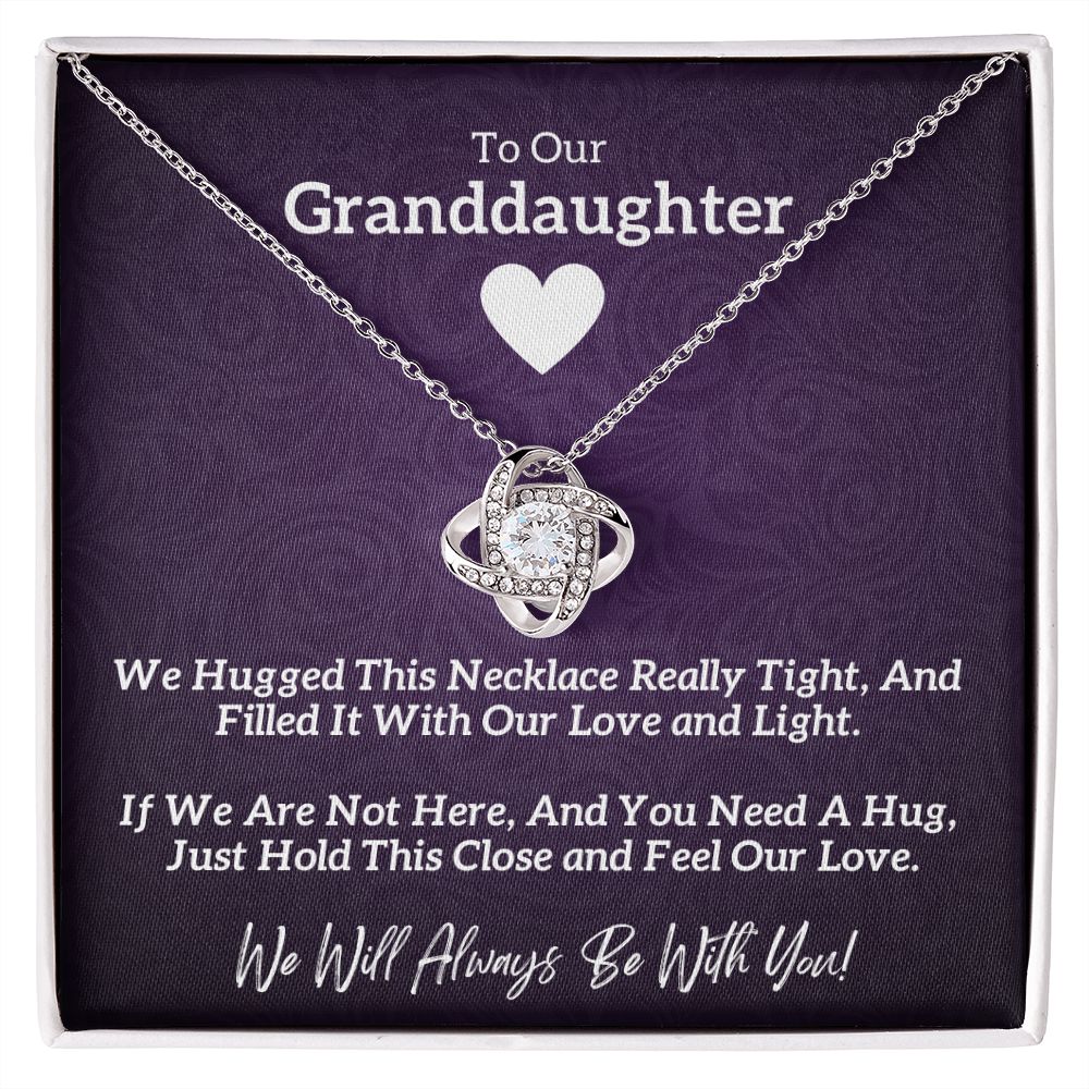 Our Granddaughter - Always With You ♥️ Beautiful 14k White Gold Necklace Gift Bundle