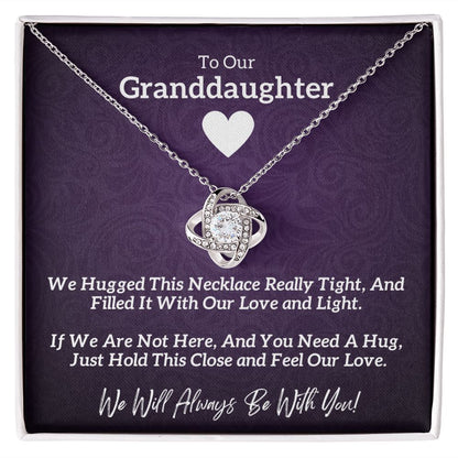 Our Granddaughter - Always With You ♥️ Beautiful 14k White Gold Necklace Gift Bundle