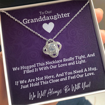 Our Granddaughter - Always With You ♥️ Beautiful 14k White Gold Necklace Gift Bundle