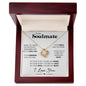 Soulmate Knot Necklace, Wife Anniversary Gift, Birthday, Valentine's Day Gift for Her - "Found My Soulmate"