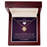 To My Granddaughter - Hold This Close - Gold and Stainless Steel Knot Necklace 18K Yellow Gold Finish Luxury Box