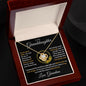 To My Granddaughter (Love Grandma), Always Love You Gold and Stainless Steel Necklace